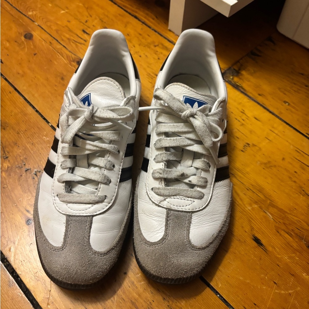 Adidas White and Gray Sneakers